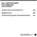 Freelove UK promo CD